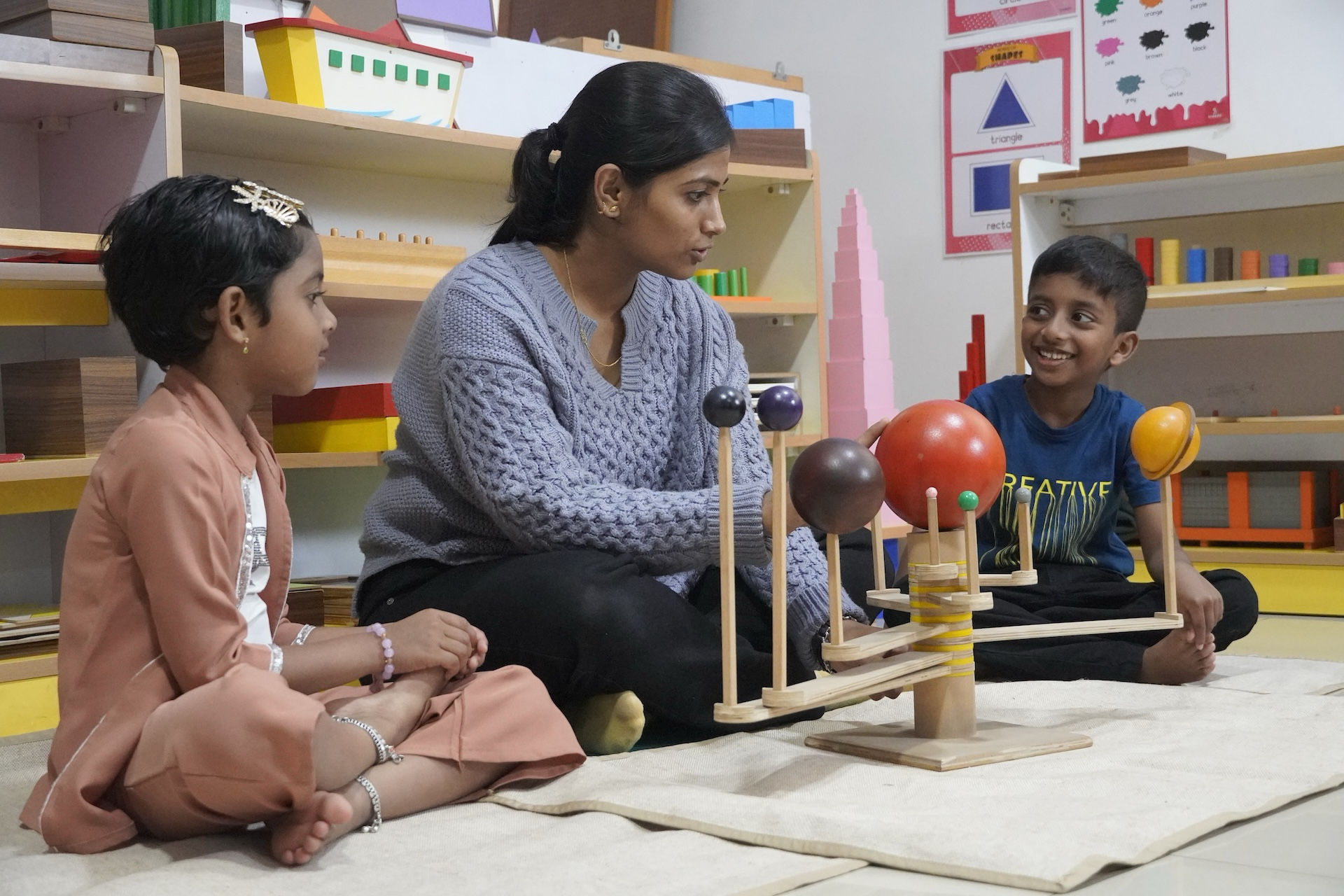 Children listening to stories