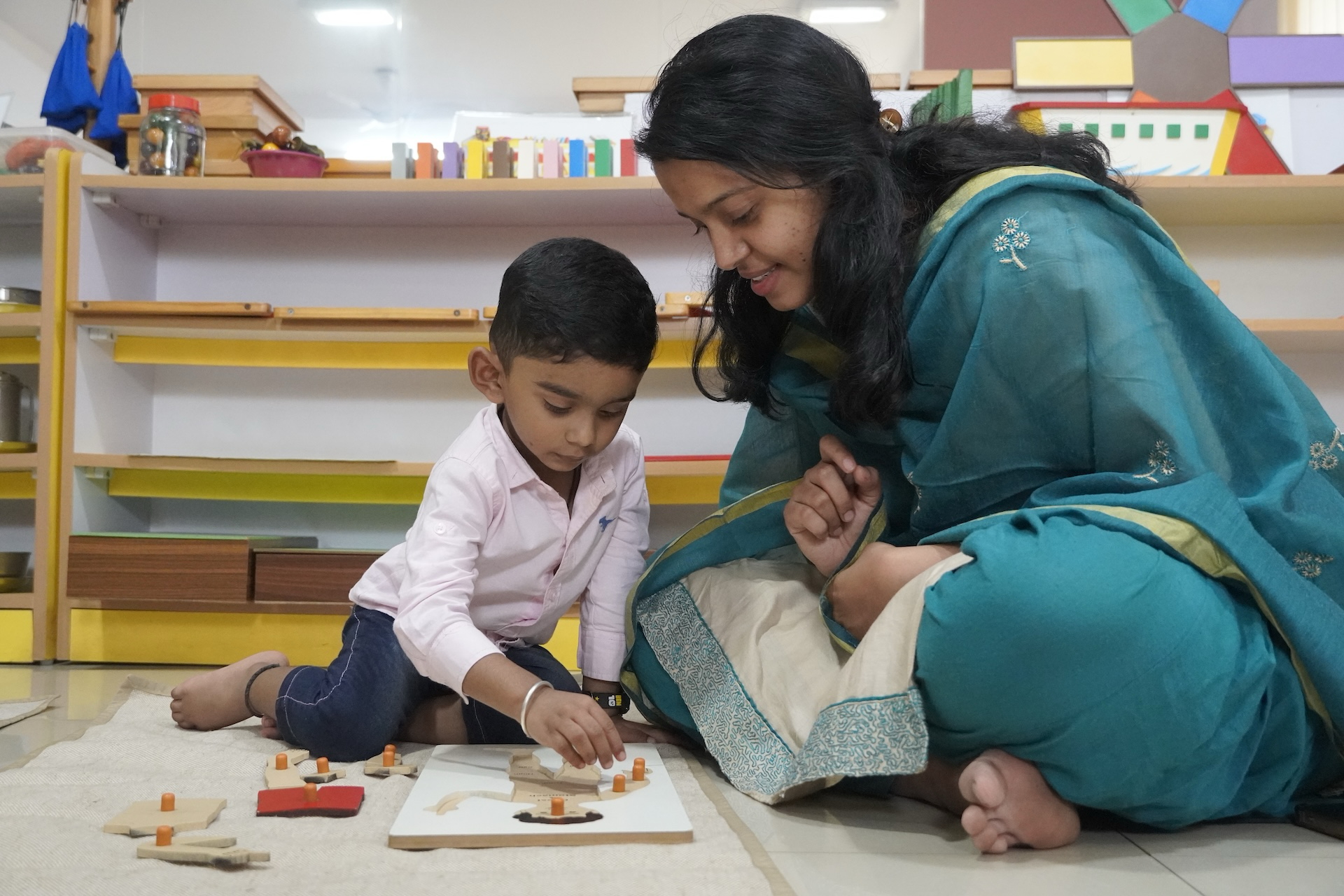 Creative painting session